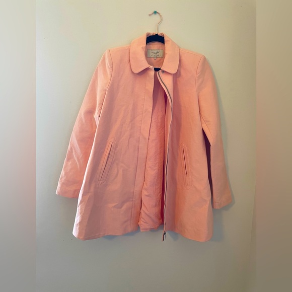 Peachy pink Zara Trafaluc outerwear coat - Picture 1 of 5